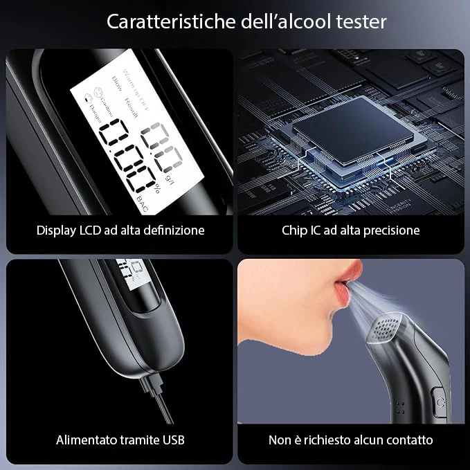 Etilometro Portatile Certificato: Precisione e Affidabilità per Uso Domestico e Feste - Image 5