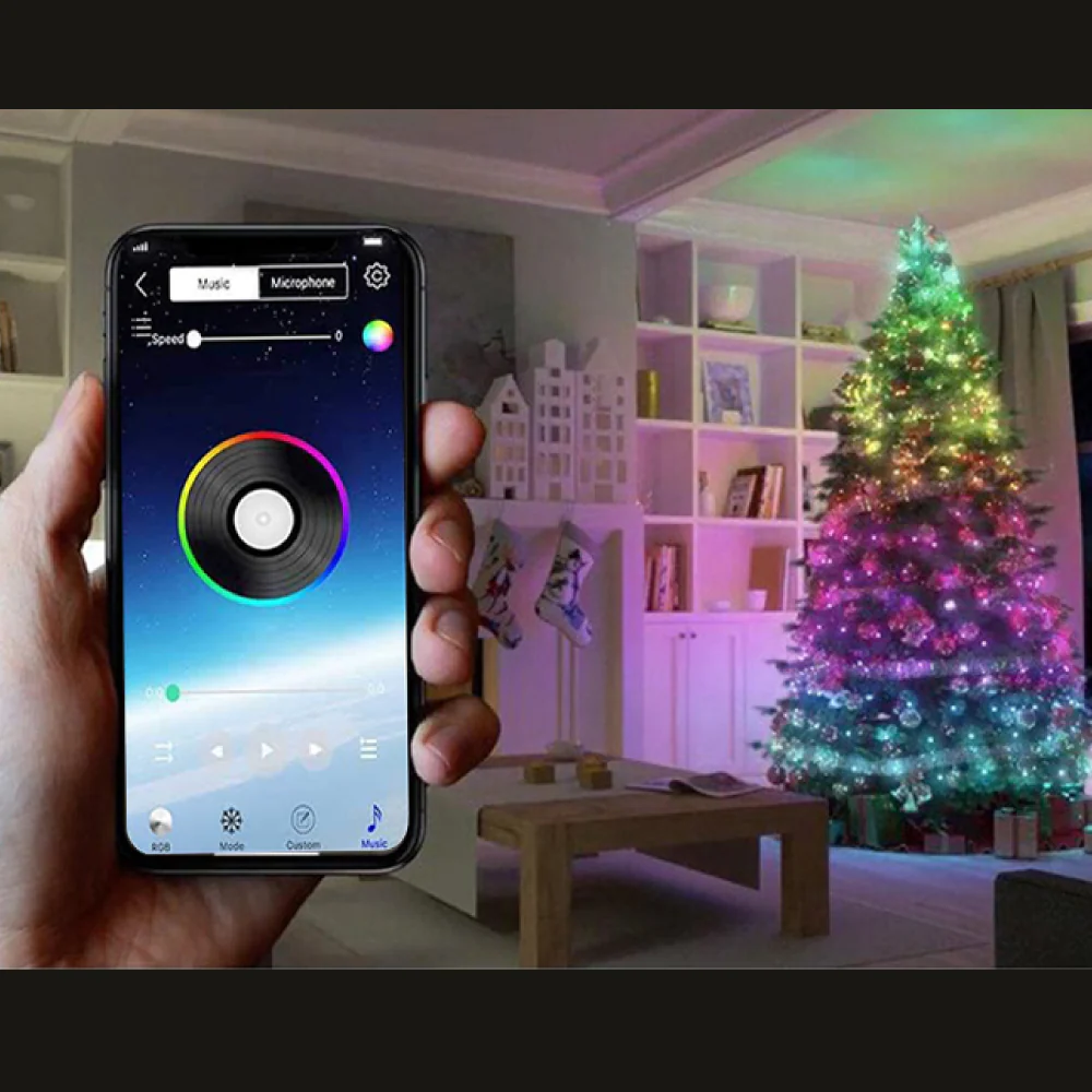 Luci Led Albero di Natale 5 - 10 - 20 metri, Luci Led Camera Da Letto Tik Tok, Led Stanza Gaming - Image 8