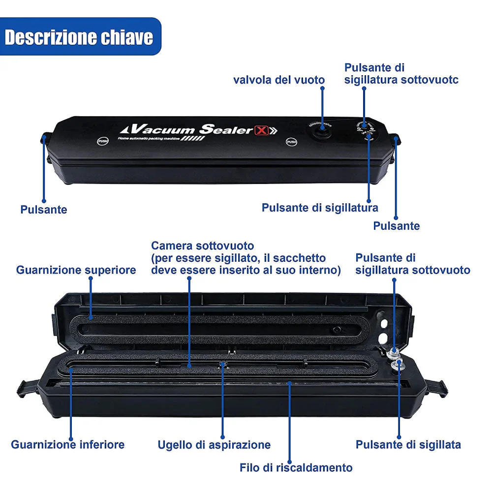 Macchina Sottovuoto professionale per Alimenti Freschi - Image 3