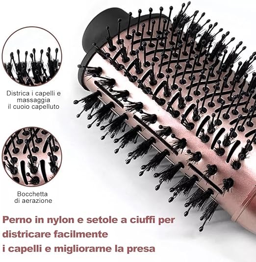 Spazzola Asciugacapelli 3 in 1, Asciuga, Liscia e Volumizza i capelli - Image 4