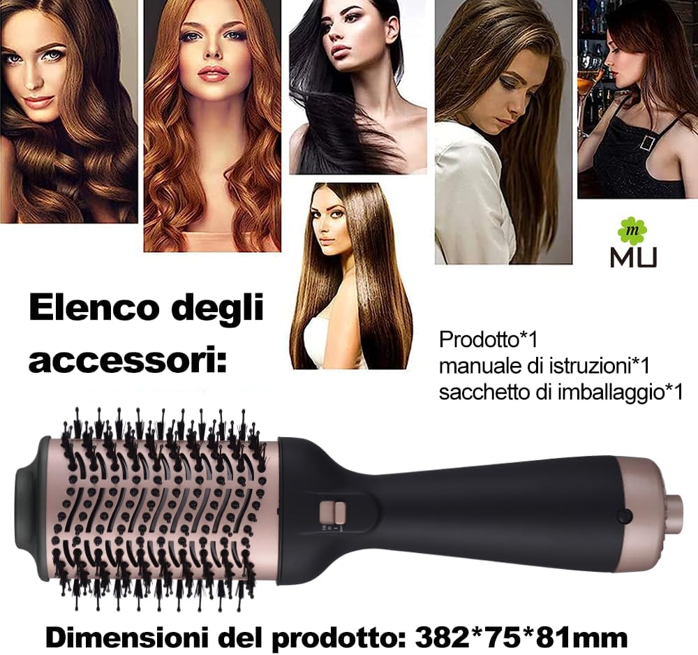 Spazzola Asciugacapelli 3 in 1, Asciuga, Liscia e Volumizza i capelli - Image 6