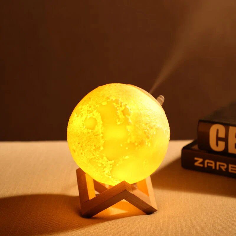 Profumatore Ambiente Luna a Led ✦ Lampada da comodino ✦ Atmosfera magica - Image 5