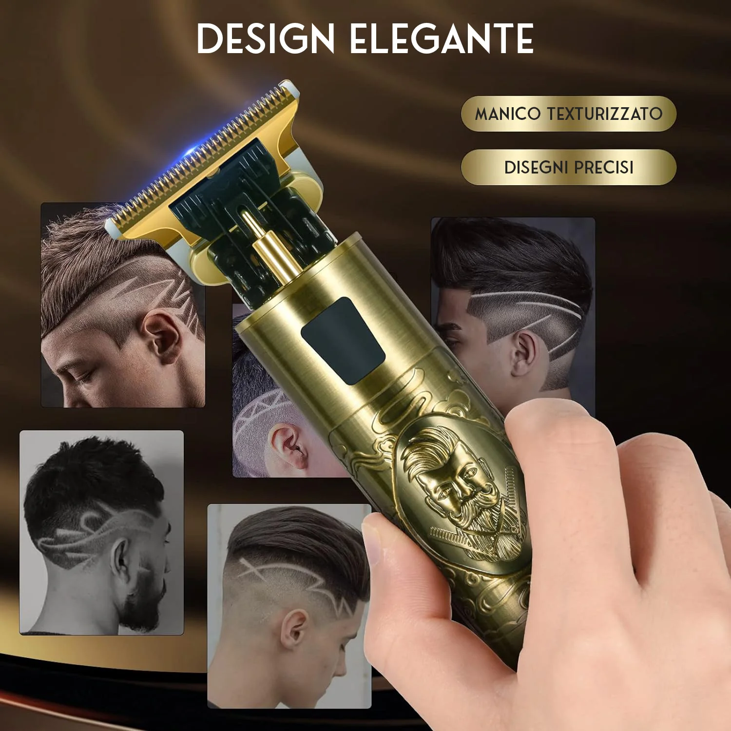 Rasoio elettrico digitale con display integrato resistente all'acqua - Image 6