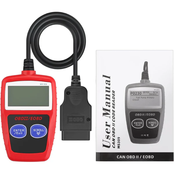 Tester OBD2 Scanner, OBDII 2 Bottoni Dispositivo Diagnostica Auto, Lettura dei codici Scanner con definizione DTC, Multilingue Strumento Diagnostica Autoveicoli - Image 8