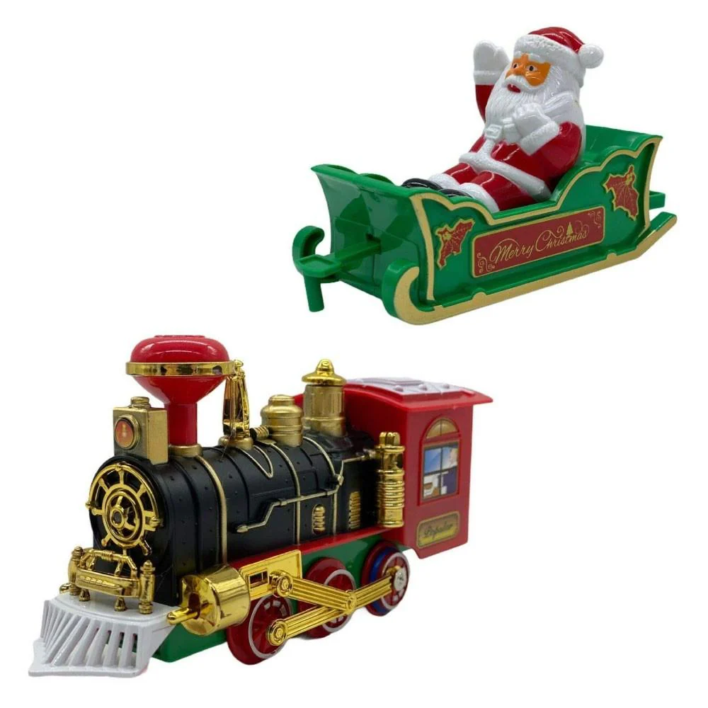 Trenino albero di natale, trenino di babbo natale - Image 10