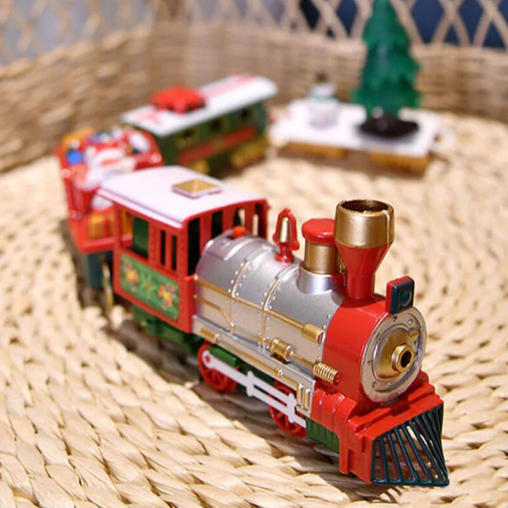 Treno albero di natale, gioco babbo natale, trenino di natale per albero - Image 6